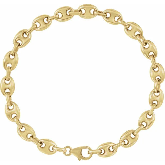14K Yellow Gold-Filled Anchor Chain