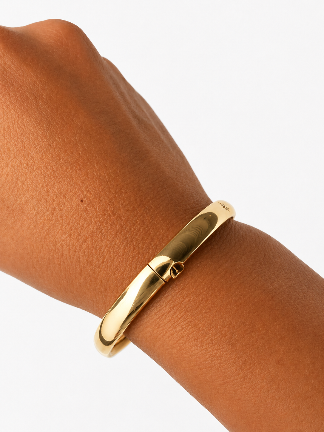 14k Gold Filled Starburst Diamond Bangle