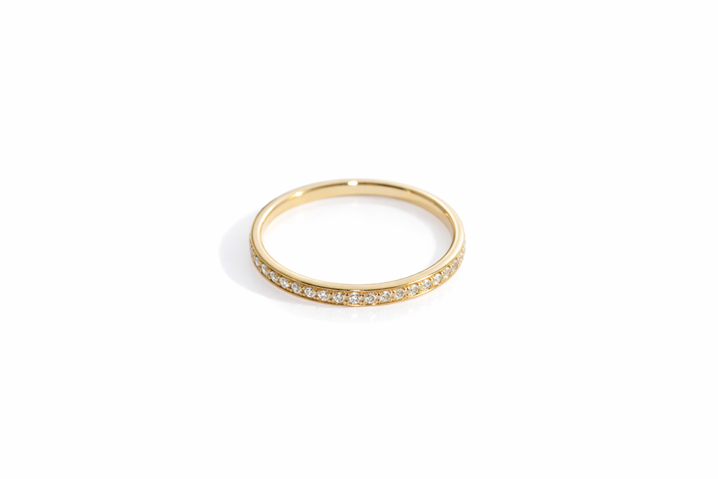 Half Eternity Diamond Band