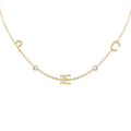Initial & Gemstone Bracelet