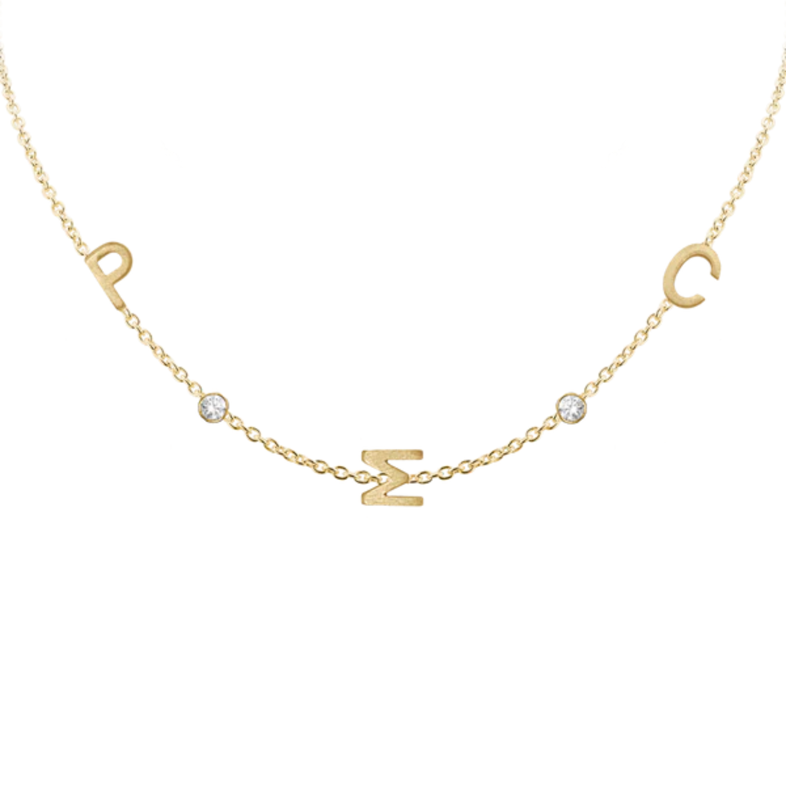 Initial & Gemstone Bracelet